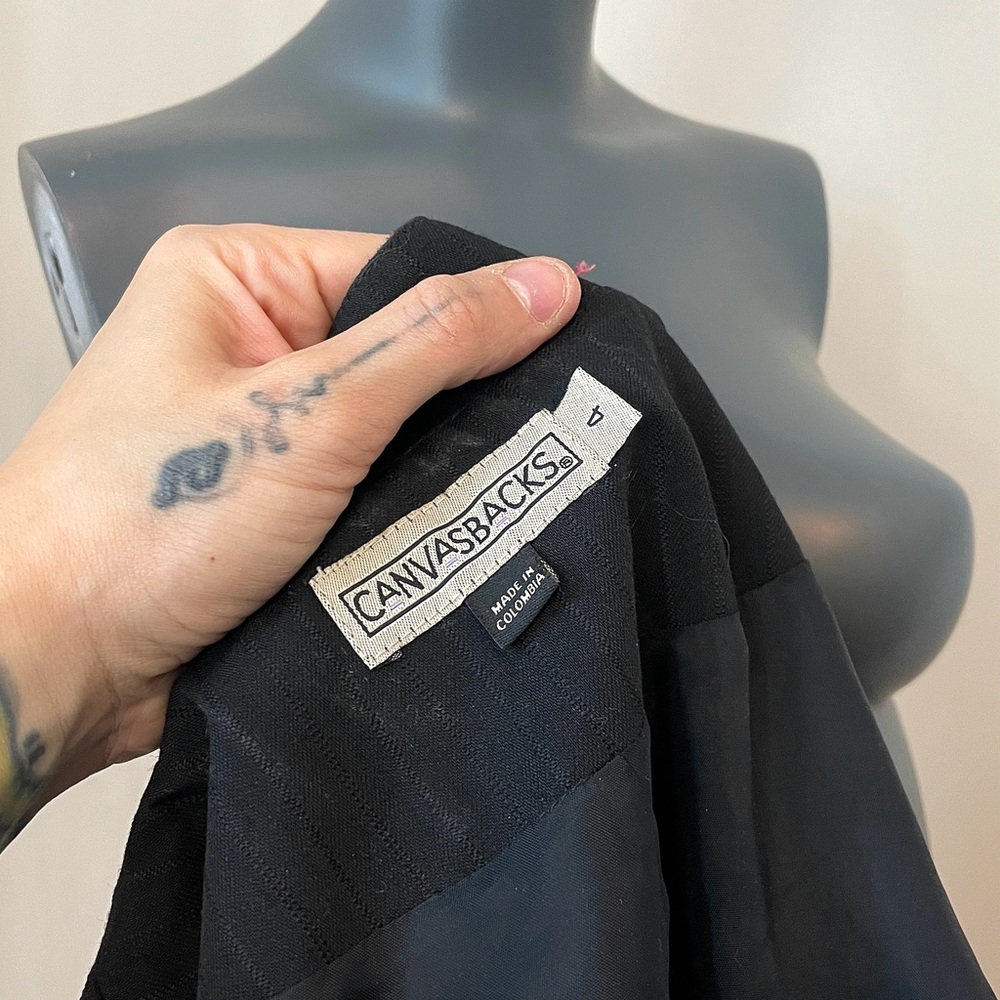 80s Multi-Colored Diamond Striped Pattern Blazer - image 7